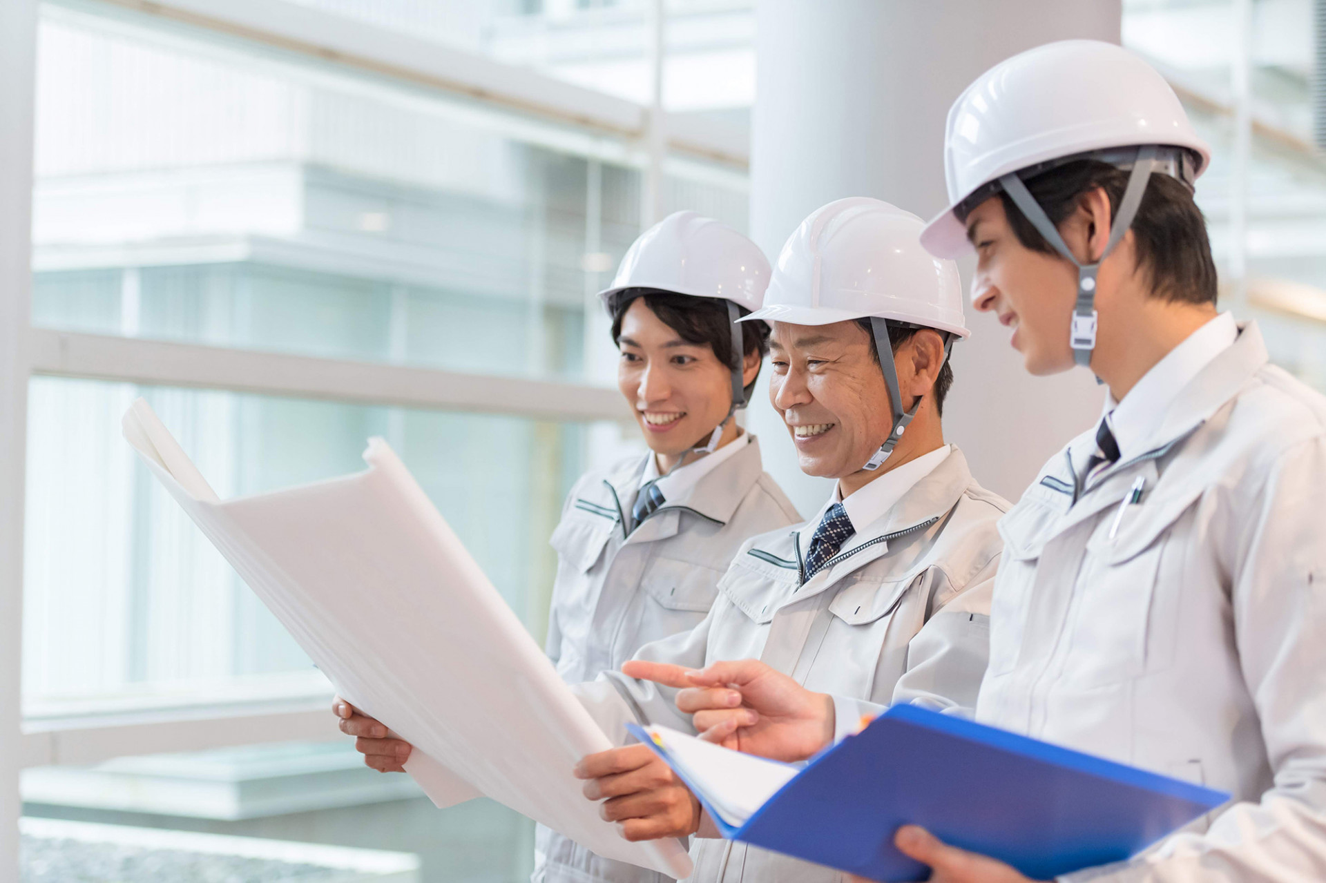 建設業の経験者もそうでない人も活躍できる現場があります